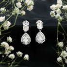 Rosec Jewels-Dangling Lab Grown Diamond Bridal Earrings