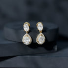 Rosec Jewels-Dangling Lab Grown Diamond Bridal Earrings