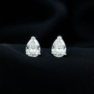 Rosec Jewels-Certified 2 Carat Diamond Teardrop Earrings With Screw Back