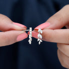 Rosec Jewels-Certified Lab Grown Diamond Dangling Earrings for Women