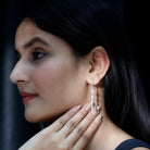 Rosec Jewels-Lab Grown Diamond Long Dangling Earrings