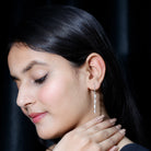 Rosec Jewels-Lab Grown Diamond Long Dangling Earrings