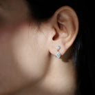 Rosec Jewels-Certified Lab Grown Diamond Dangling Bridal Earrings