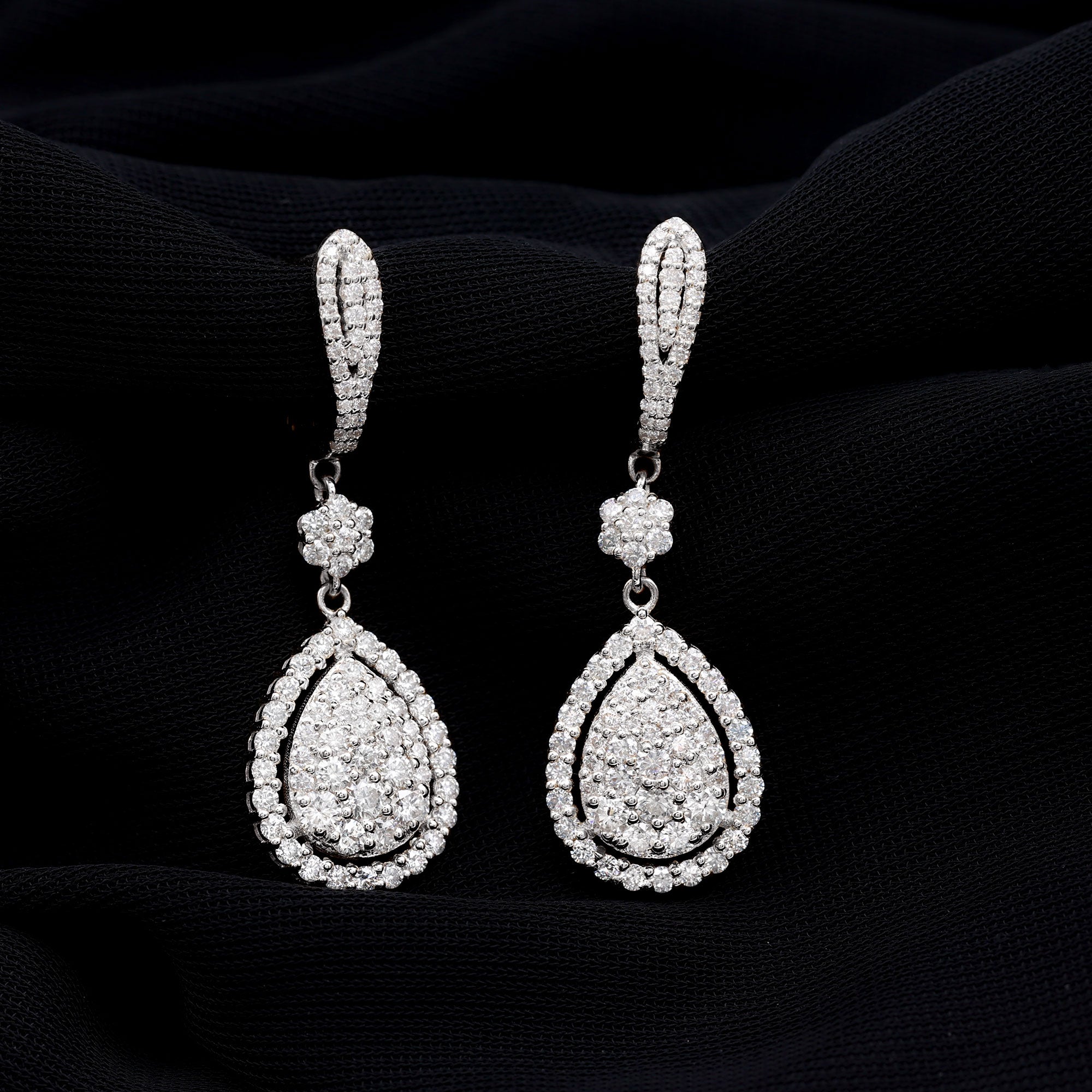 Rosec Jewels-Lab Grown Diamond Bridal Drop Earrings