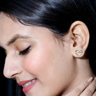 Rosec Jewels-Certified Lab Created Diamond Heart Infinity Stud Earrings