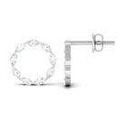 Rosec Jewels-Marquise Cut Diamond Eternity Stud Earrings