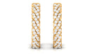 Rosec Jewels-1/2 CT Round Diamond Classic Hoop Earrings in Gold