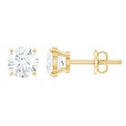 Rosec Jewels-Certified 1 Carat Lab Grown Diamond Stud Earrings with Screw Back