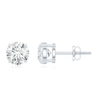 1.50 CT Moissanite Solitaire Stud Earrings D-VS1 - Rosec Jewels