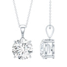 Rosec Jewels-4 Carat IGI Certified Lab Grown Diamond Pendant Necklace