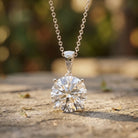4 Carat IGI Certified Lab Grown Diamond Pendant Necklace Lab - ( E-VS1 ) - Rosec Jewels