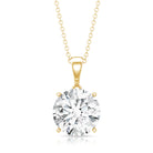 Rosec Jewels-4 Carat IGI Certified Lab Grown Diamond Pendant Necklace