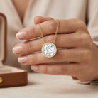 IGI Certified Round Lab Grown Diamond Wedding Necklace for Women Lab - ( E-VS1 ) - Rosec Jewels