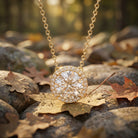IGI Certified Round Lab Grown Diamond Wedding Necklace for Women Lab - ( E-VS1 ) - Rosec Jewels