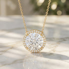 IGI Certified 5 Carat Lab Grown Diamond Wedding Necklace Lab - ( E-VS1 ) - Rosec Jewels