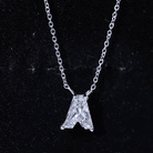 Rosec Jewels-Lab Grown Diamond Initial A Necklace 2 Carat
