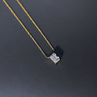 Rosec Jewels-2 Carat Initial B Necklace with Certified Lab Grown Diamond
