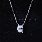 Rosec Jewels-Fancy Cut 2 Carat Lab Grown Diamond Letter C Necklace with Chain
