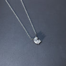 Rosec Jewels-Fancy Cut 2 Carat Lab Grown Diamond Letter C Necklace with Chain
