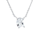 Rosec Jewels-Lab Grown Diamond 2 Carat G Initial Necklace for Women