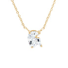 Rosec Jewels-Lab Grown Diamond 2 Carat G Initial Necklace for Women