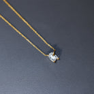 Rosec Jewels-Lab Grown Diamond 2 Carat G Initial Necklace for Women