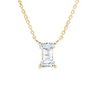 Rosec Jewels-Lab Grown 2 Carat Diamond Initial Necklace I with Certificate