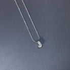 Rosec Jewels-Fancy Cut 2 Carat Lab Grown Diamond J Necklace for Women