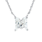 Rosec Jewels-2 Carat Lab Grown Diamond M Letter Necklace for Women