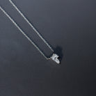 Rosec Jewels-2 Carat Lab Grown Diamond P Initial Necklace with Certificate
