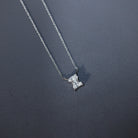 Rosec Jewels-Certified Lab Grown 2 Carat Diamond Z Initial Necklace