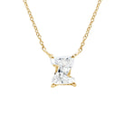 Rosec Jewels-Certified Lab Grown 2 Carat Diamond Z Initial Necklace