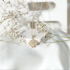 Rosec Jewels-Designer Lotus Flower Diamond Necklace