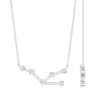 Moissanite Constellation Taurus Zodiac Sign Necklace D-VS1 - Rosec Jewels