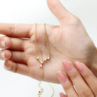 Moissanite Cancer Zodiac Constellation Necklace D-VS1 - Rosec Jewels