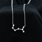 Certified Moissanite Constellation Scorpio Zodiac Necklace D-VS1 - Rosec Jewels