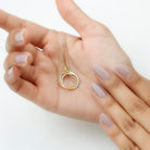 Rosec Jewels-1/4 CT Modern Eternity Pendant Necklace with Diamond