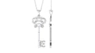 Rosec Jewels-1/4 CT Diamond and Gold Vintage Key Pendant