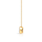 Bezel Set 3 Carat Moissanite Solitaire Necklace D-VS1 - Rosec Jewels