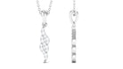 Rosec Jewels-1/4 CT Diamond Contemporary Pendant Necklace in Gold