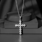 Rosec Jewels-Lab Grown Diamond Catholic Cross Necklace for Women