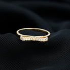 Rosec Jewels-Natural Diamond Bow Promise Ring for Women