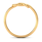 Gold Infinity Promise Ring for Her - Rosec Jewels