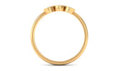 Natural Diamond 3 Stone Promise Ring with Certificate Natural - ( HI-SI ) - Rosec Jewels