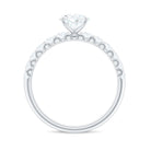 Pear Shaped Moissanite Solitaire Engagement Ring D-VS1 - Rosec Jewels