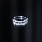 Rosec Jewels-Round Cut Diamond Stackable Eternity Band