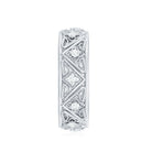 Vintage Style Diamond Wedding Band Ring Natural - ( HI-SI ) - Rosec Jewels