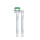 Natural Emerald Cut Emerald Diamond East West Engagement Ring and Wedding Band Set AAA - Rosec Jewels
