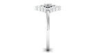 Contemporary Diamond Promise Ring with Certificate Natural - ( HI-SI ) - Rosec Jewels