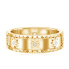 Rosec Jewels-Vintage Inspired Lab Grown Diamond Starburst Wedding Band